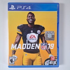 Madden NFL 19 Sony PlayStation 4 PS4 Video Game EA Sports Complete CIB Blue